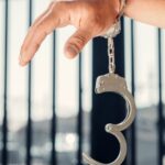 photo of a person s hand with a handcuff