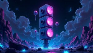 cosmic-sound-tower-stockcake1948770001136642314