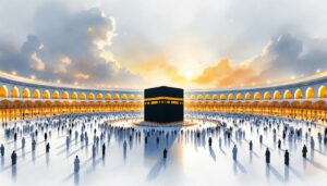 stockcake-sacred kaaba dawn_17588464688799627706754387744.
